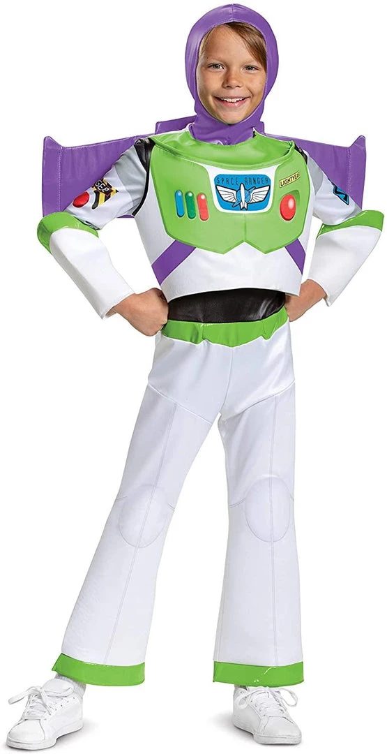 Disney Pixar Buzz Lightyear Toy Story 4 Deluxe Size S 4/6 Boys Costume Disguise 3 Disney Pixar Buzz Lightyear Toy Story 4 Deluxe Size S 4/6 Boys Costume Disguise