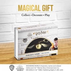 Harry Potter Golden Snitch Keychain Movable Wings For Zipper Pull Gifts Favors PMI International