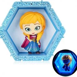 WOW Pods Disney Frozen Anna Princess Swipe To Light Connect Light-Up Figure Collectible Action Figures