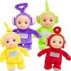 Action Figures Teletubbies Talking Plush 4pk Po Laa Laa Dipsy Tinky Winky 11" Doll Set Figure Mighty Mojo