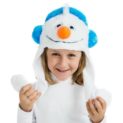 5 O'Reet Little Winter Snowman Headpiece Kids Costume Dress-Up Play Accessory