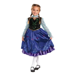 Disguise Disney's Frozen Anna Deluxe Girls Licensed - Medium (7/8)