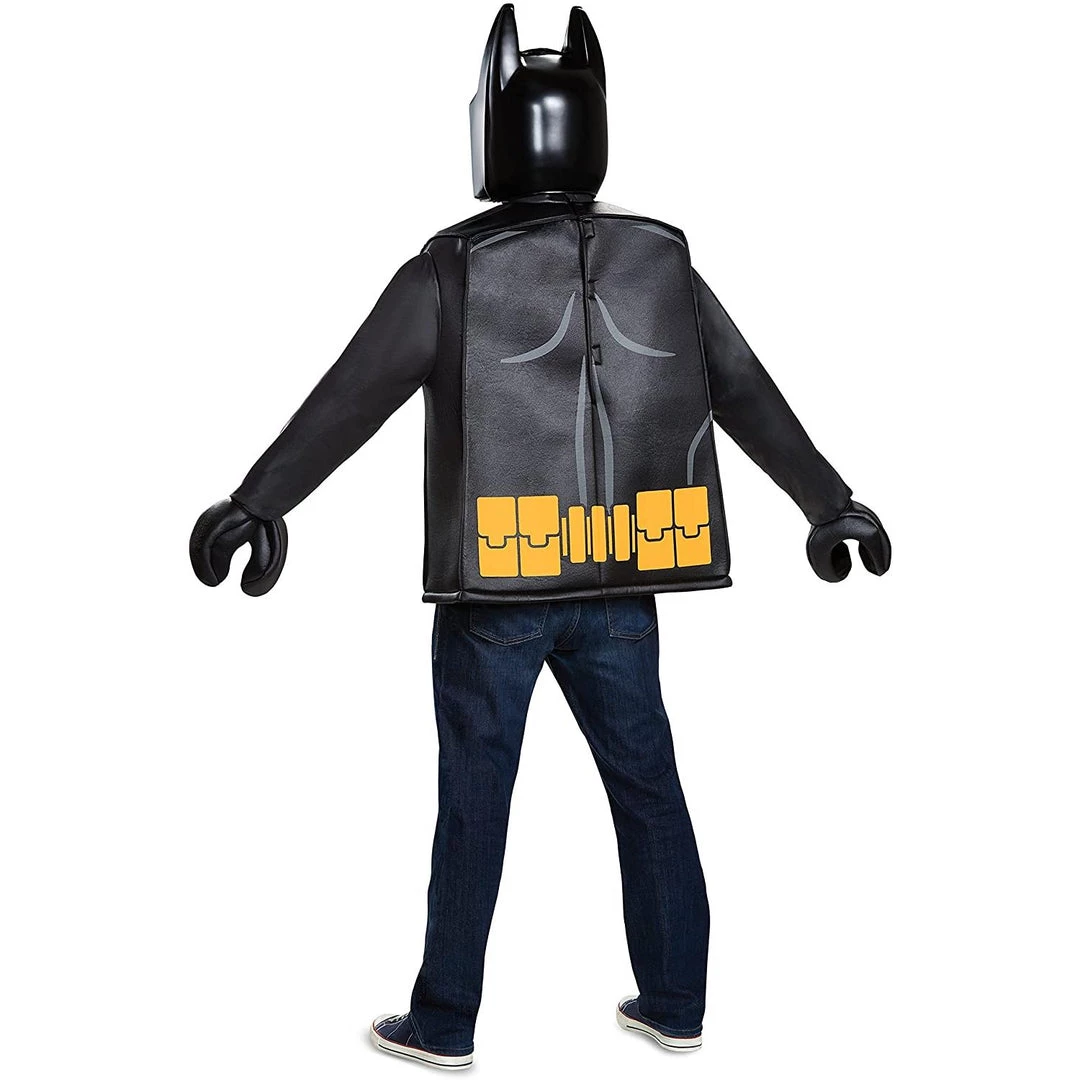 Batman Lego Movie Classic Adult DC Comics Costume Size O/S Disguise 6 Batman Lego Movie Classic Adult DC Comics Costume Size O/S Disguise