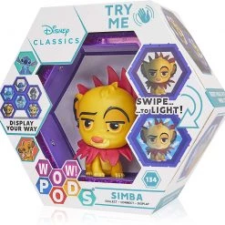 WOW Pods Disney Simba Lion King Swipe To Light Connect Figure Collectible Action Figures