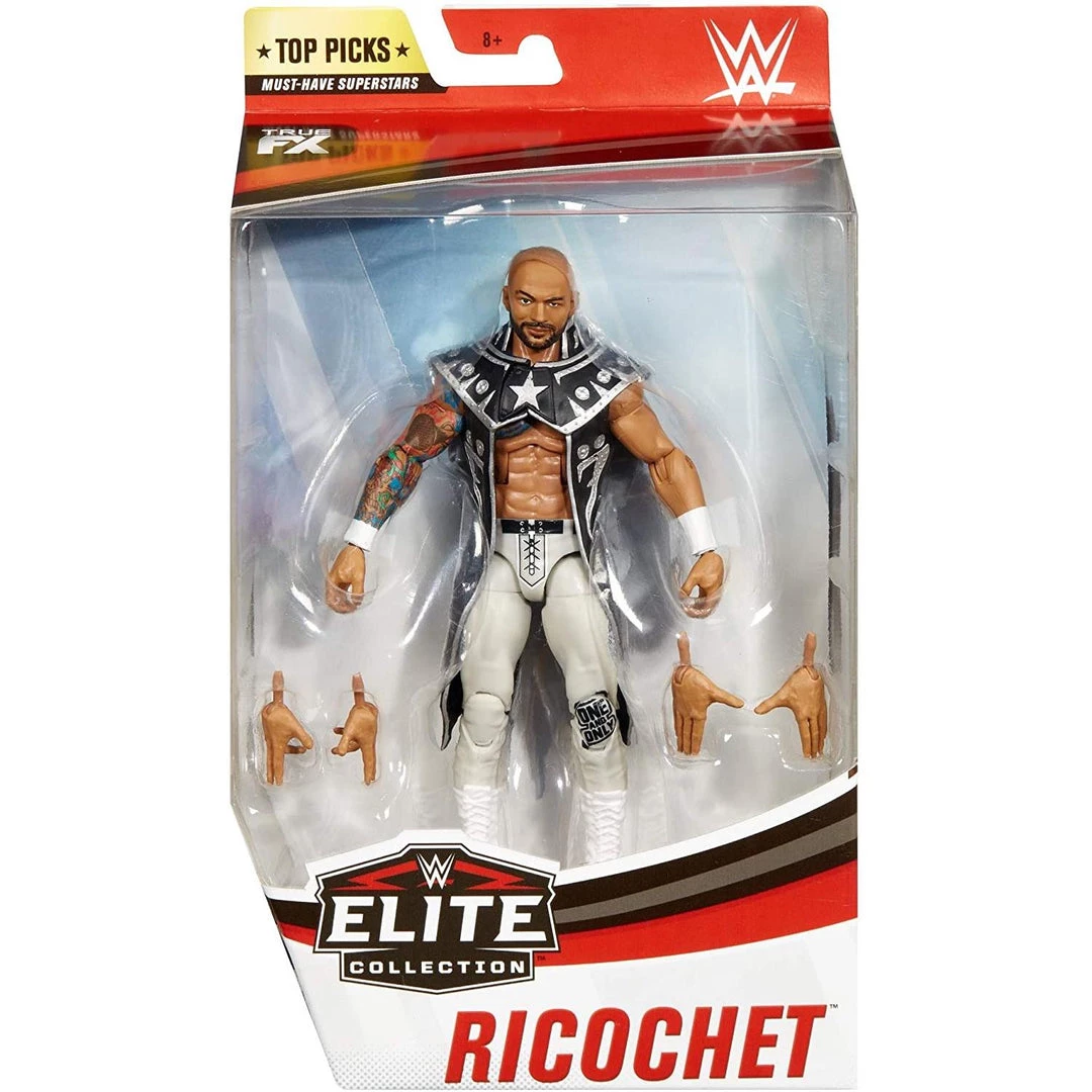 Action Figures WWE Ricochet Elite Collection 6" TrueFX Wrestler Figure Superstar Mattel 4 Action Figures WWE Ricochet Elite Collection 6" TrueFX Wrestler Figure Superstar Mattel