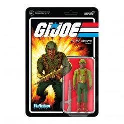 Action Figures G.I. Joe African American Trooper Greenshirt Infantry Animated TV Figure Super7