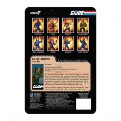 Action Figures G.I. Joe African American Trooper Greenshirt Infantry Animated TV Figure Super7