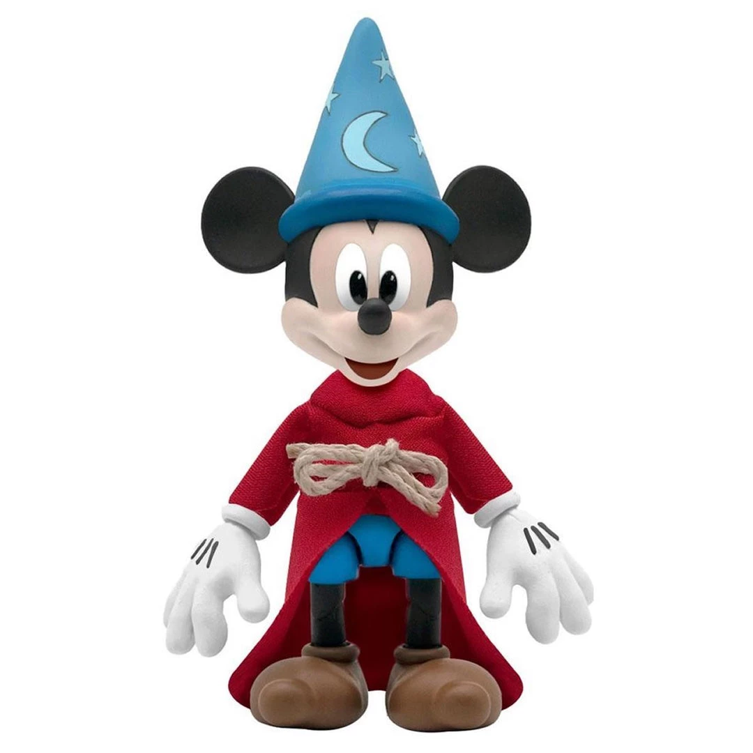 Disney Fantasia Sorcerer's Apprentice Mickey Mouse Ultimates Action Figure Super7 Action Figures 7 Disney Fantasia Sorcerer's Apprentice Mickey Mouse Ultimates Action Figure Super7 Action Figures