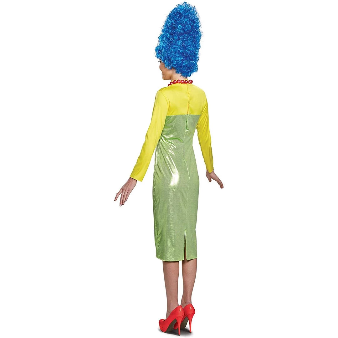 Costumes Marge Simpson Deluxe Womens Size L 12/14 Wig Necklace Costume Simpsons Disguise 4 Costumes Marge Simpson Deluxe Womens Size L 12/14 Wig Necklace Costume Simpsons Disguise