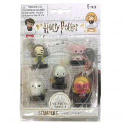 Action Figures Harry Potter Stampers 5pk Sirius Dobby Hedwig Voldemort Luna Lovegood Figures PMI International