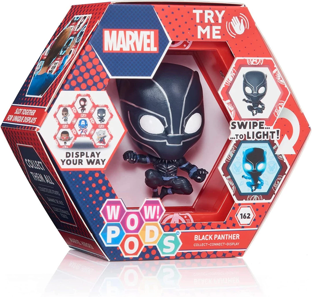 Action Figures Avengers Wakanda Forever Black Panther Light-Up Figure Marvel Superhero WOW Pods 3 Action Figures Avengers Wakanda Forever Black Panther Light-Up Figure Marvel Superhero WOW Pods