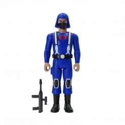 Action Figures G.I. Joe Cobra Trooper Y-Back Tan Infantry Soldier Villian Animated Figure Super7