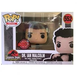 Action Figures Funko Pop Dr Ian Malcom Shirtless Wounded Jurassic Park 25th Anniversary #552 Figure