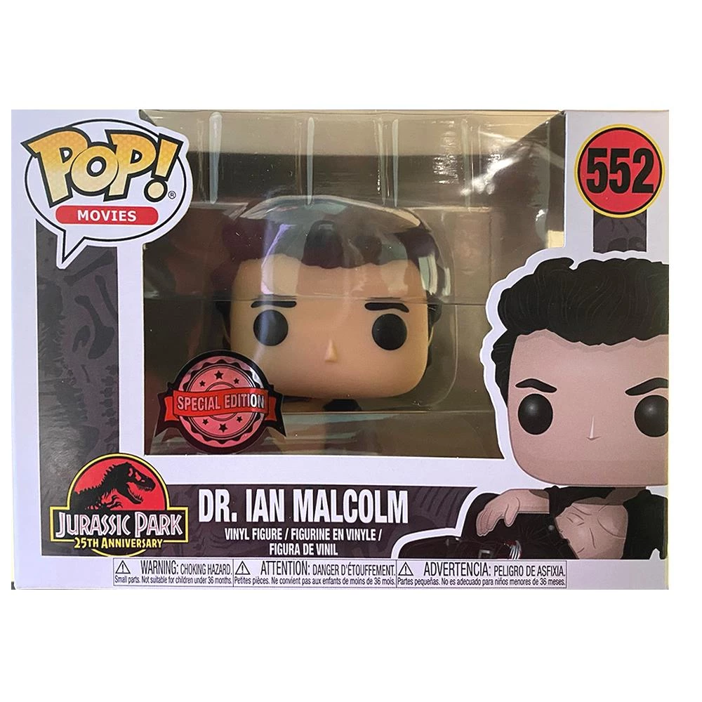 Action Figures Funko Pop Dr Ian Malcom Shirtless Wounded Jurassic Park 25th Anniversary #552 Figure 4 Action Figures Funko Pop Dr Ian Malcom Shirtless Wounded Jurassic Park 25th Anniversary #552 Figure