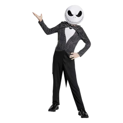 Disguise Nightmare Before Christmas Jack Skellington Kids Disney Costume Outfit - Medium (7/8)