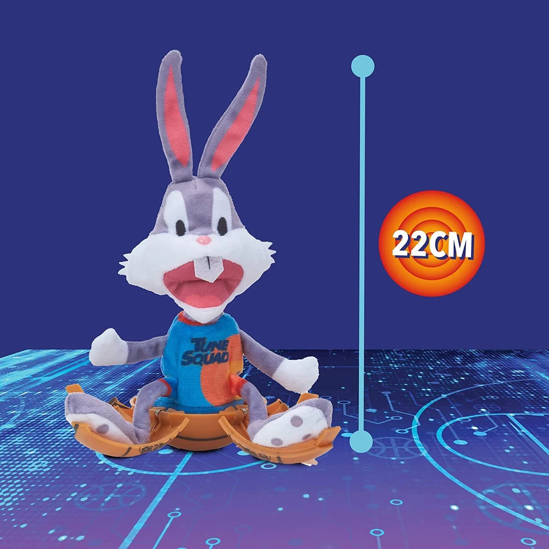 Space Jam A New Legacy: Bugs Bunny Plush Drop 'n Pop Basketball Kids Interactive Toy WOW! Stuff Plush Toys 6 Space Jam A New Legacy: Bugs Bunny Plush Drop 'n Pop Basketball Kids Interactive Toy WOW! Stuff Plush Toys
