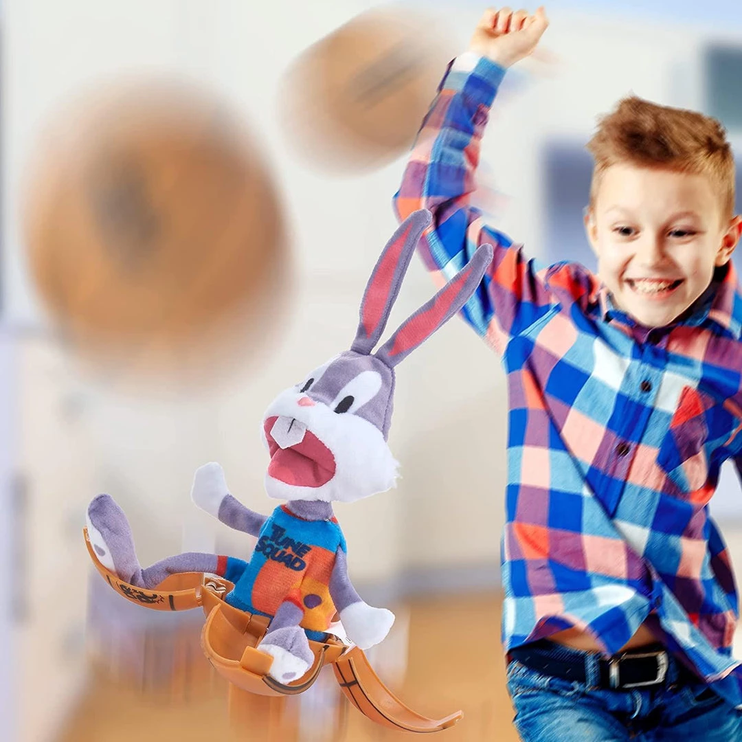 Space Jam A New Legacy: Bugs Bunny Plush Drop 'n Pop Basketball Kids Interactive Toy WOW! Stuff Plush Toys 7 Space Jam A New Legacy: Bugs Bunny Plush Drop 'n Pop Basketball Kids Interactive Toy WOW! Stuff Plush Toys