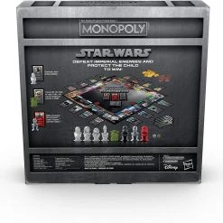 Monopoly Star Wars Mandalorian Edition Disney+ Plus Baby Yoda Child Game Hasbro