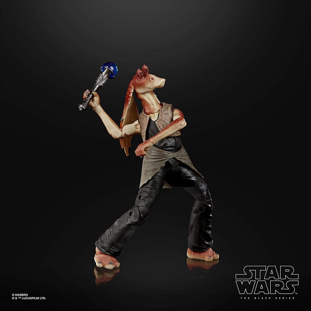 Action Figures Star Wars Black Series Jar Jar Binks Phantom Menace Figure Disney Hasbro 5 Action Figures Star Wars Black Series Jar Jar Binks Phantom Menace Figure Disney Hasbro