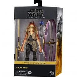 Action Figures Star Wars Black Series Jar Jar Binks Phantom Menace Figure Disney Hasbro