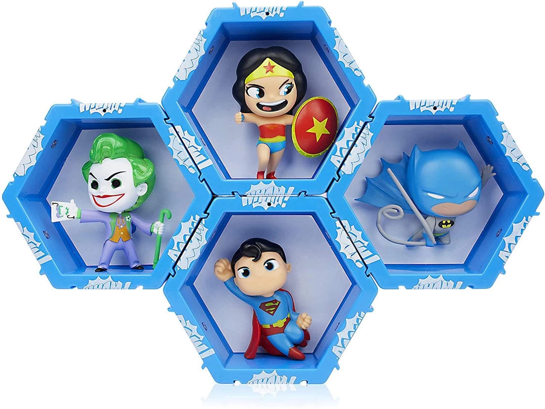 Action Figures WOW Pods Batman Metallic Swipe Light-Up DC Comics Superhero Connect Figure Collectible 8 Action Figures WOW Pods Batman Metallic Swipe Light-Up DC Comics Superhero Connect Figure Collectible