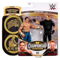WWE British Bulldog Vs Big Boss Man Championship Showdown Side Plate Figures Mattel Action Figures
