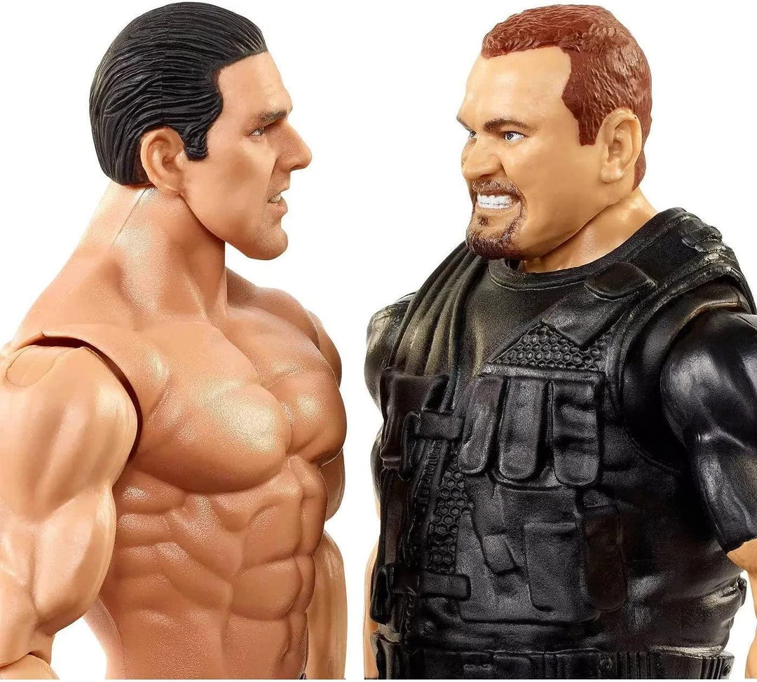 WWE British Bulldog Vs Big Boss Man Championship Showdown Side Plate Figures Mattel Action Figures 7 WWE British Bulldog Vs Big Boss Man Championship Showdown Side Plate Figures Mattel Action Figures