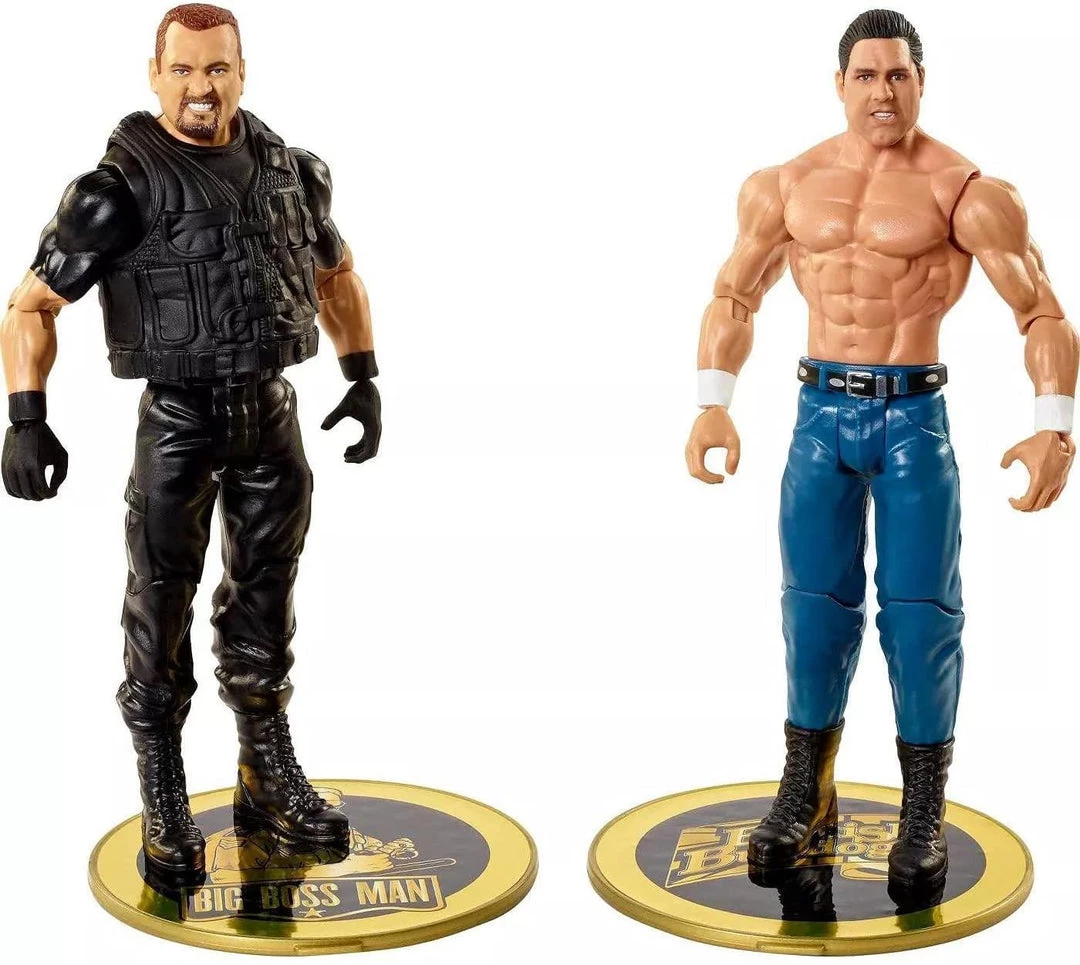 WWE British Bulldog Vs Big Boss Man Championship Showdown Side Plate Figures Mattel Action Figures 6 WWE British Bulldog Vs Big Boss Man Championship Showdown Side Plate Figures Mattel Action Figures