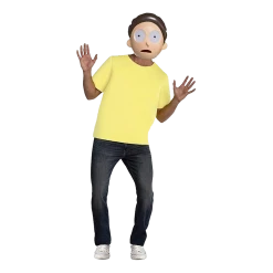 Palamon Rick And Morty: Morty Mens Licensed Costume Adult Swim Cartoon - X-Large Costumes
