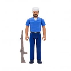 Action Figures G.I. Joe Sailor Blueshirt Tan Beard Navy Serviceman Animated TV Figure Super7