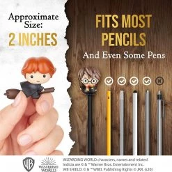 Harry Potter Pencil Toppers 12pk Dobby Hedwig Albus Bellatrix Minerva Rubeus PMI International