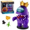 Among Us Stamper Purple Impostor Crown Hat 7" Video Game Character Figure PMI International Action Figures