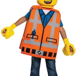 Emmet Lego Movie 2 Basic Size XS 3T/4T Toddler Character Costume Licensed Disguise Costumes