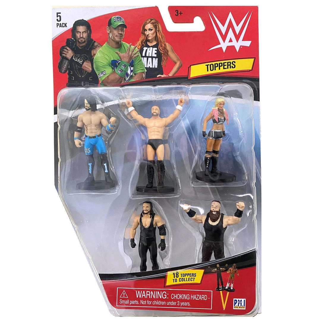 WWE Pencil Toppers 5pk Strowman Bliss Styles Undertaker Daniel Bryan PMI International Wrestling 4 WWE Pencil Toppers 5pk Strowman Bliss Styles Undertaker Daniel Bryan PMI International Wrestling