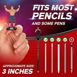 WWE Pencil Toppers 5pk Strowman Bliss Styles Undertaker Daniel Bryan PMI International Wrestling 9 WWE Pencil Toppers 5pk Strowman Bliss Styles Undertaker Daniel Bryan PMI International Wrestling