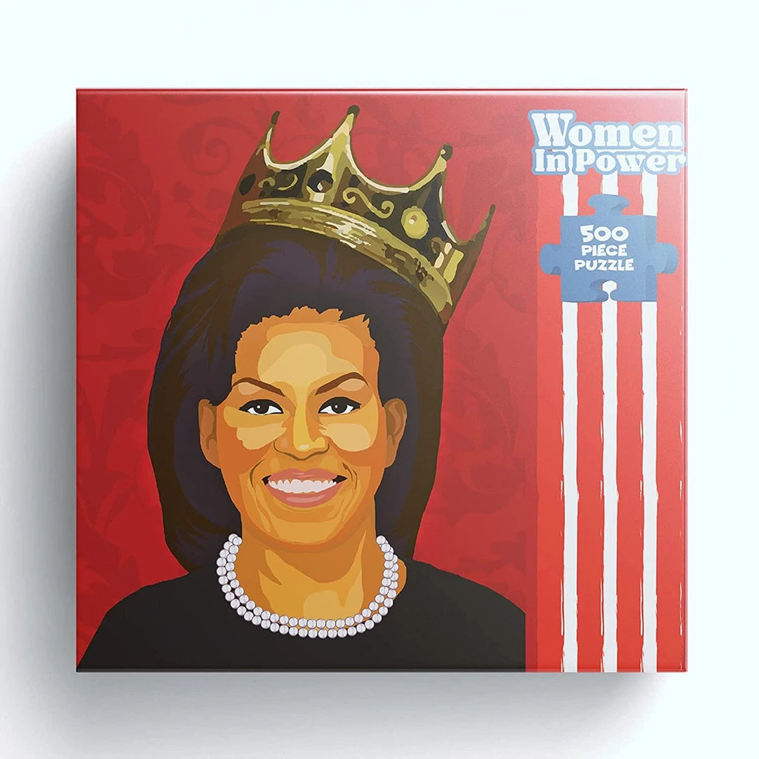 Michelle Obama Jigsaw Puzzle 500pcs Women In Power Illustration Design All Ages Mighty Mojo 5 Michelle Obama Jigsaw Puzzle 500pcs Women In Power Illustration Design All Ages Mighty Mojo