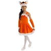 5 O'Reet Foxy Fox Dress Size S Girls Plush Costume Orange Carnival Dress-Up Play Costumes