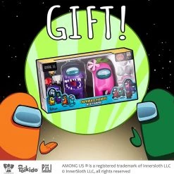 Action Figures Among Us Stamper Crewmate Purple Impostor Pink Flower Hat 7" Figure Set PMI International 16 Action Figures Among Us Stamper Crewmate Purple Impostor Pink Flower Hat 7