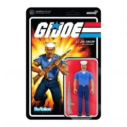 G.I. Joe Sailor Blueshirt Tan Mustache Navy Serviceman Animated TV Figure Super7