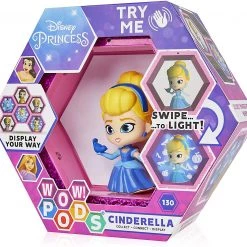 WOW Pods Disney Princess Cinderella Swipe To Light Connect Figure Collectible