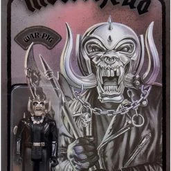 Motorhead Black Series Warpig Heavy Metal Music Band ReAction Figure Super7