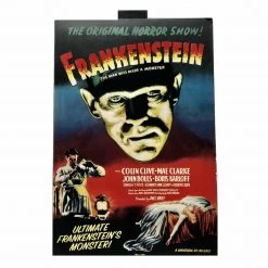 Action Figures Universal Victor Frankenstein Monster Ultimate Version Back/White Boris Karloff Figure NECA