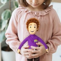 The Wiggles Purple Wiggle Lachy 14" Plush Doll Kids Musical Group Mighty Mojo 11 The Wiggles Purple Wiggle Lachy 14
