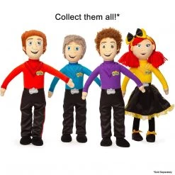 The Wiggles Purple Wiggle Lachy 14" Plush Doll Kids Musical Group Mighty Mojo 13 The Wiggles Purple Wiggle Lachy 14