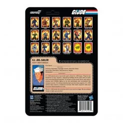 G.I. Joe Sailor Blueshirt Clean-Shaven Tan Navy Wave 2 Retro TV Figure Super7 7 G.I. Joe Sailor Blueshirt Clean-Shaven Tan Navy Wave 2 Retro TV Figure Super7
