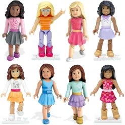 Mega Bloks American Girl Doll 8 Pack Series 1 Personalise Style Collectible Figures Mattel Action Figures