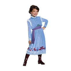 Disguise Frozen Anna Adventure Deluxe Girls Disney Licensed Costume - XS (3T/4T)
