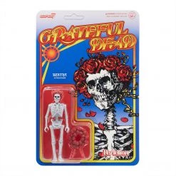 Action Figures Grateful Dead Bertha Skull & Roses 50th Anniversary Album Figure Super7