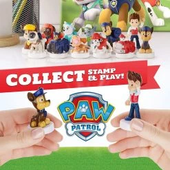 Action Figures Paw Patrol Characters Stampers 5pk Zuma Rubble In Bulldozer Figure Set PMI International