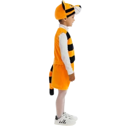 5 O'Reet Bengal Tiger Animal Boys Plush Costume Dress-Up Play Kids - Small